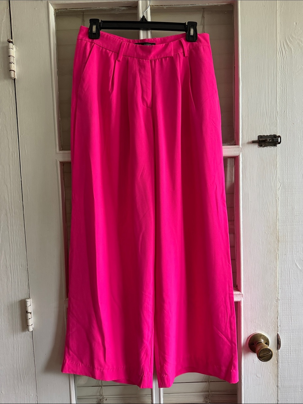 Bright Pink Wide-Leg Skirt - Unbranded
